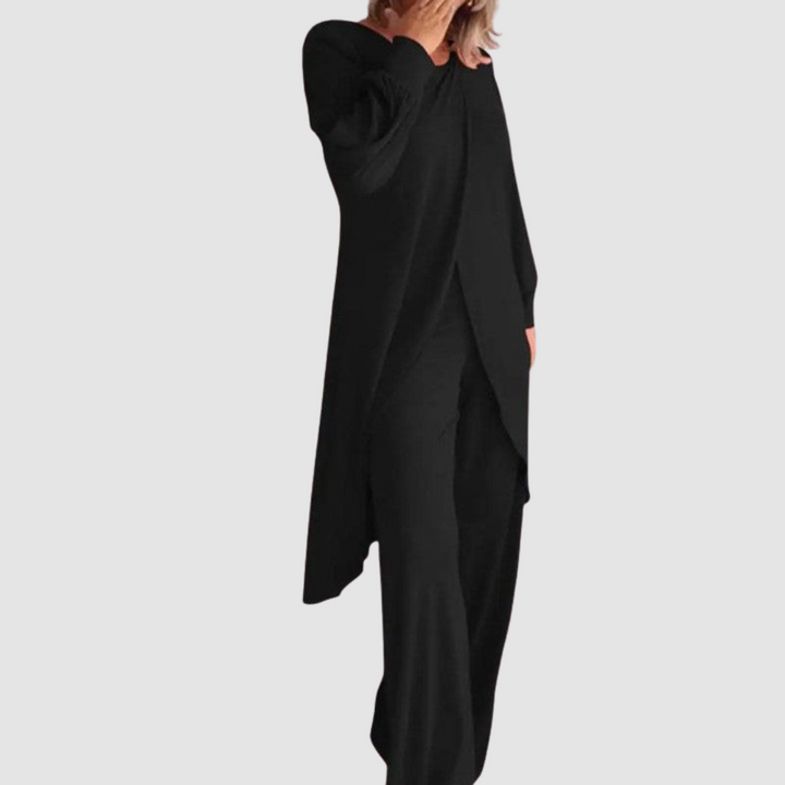 Laine™ Elegant 2-Piece Set | Longline Top and Comfortable Trousers