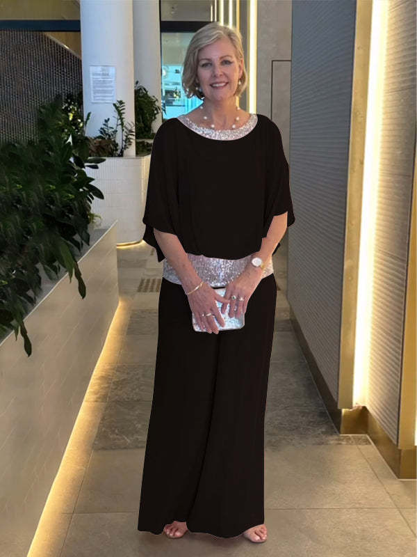 Nessa™ Classy Elegant Set | Relaxed Top and Wide-Leg Trousers