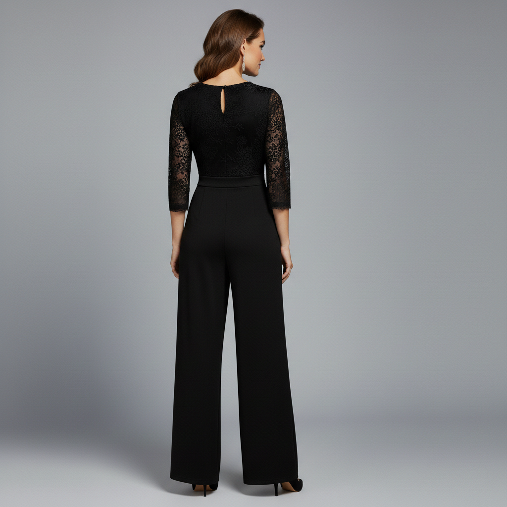 Diana™ Elegant Jumpsuit | Lace Evening Jumpsuit