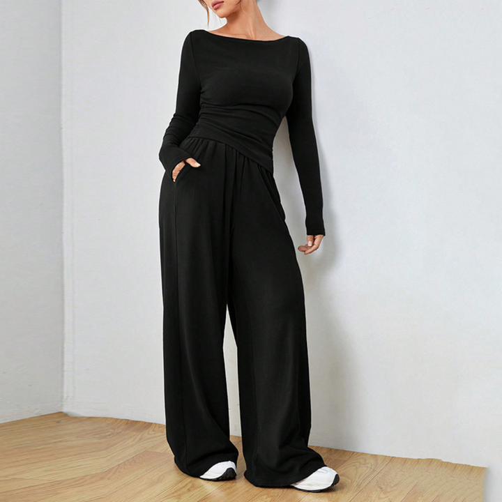 Abigail™ Elegant Cozy Set | Relaxed-Fit Top and Trousers