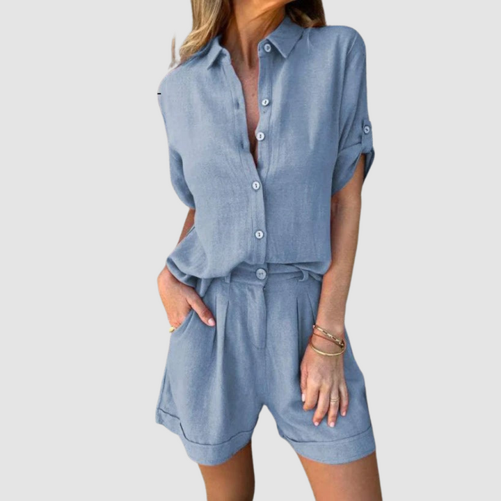 Alba™ Summer Set | Lightweight Top and Relaxed Trousers