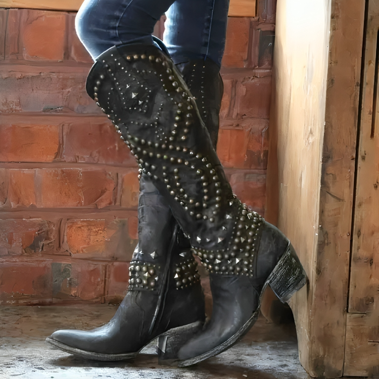Monroe | Women Western Knee-High Boots