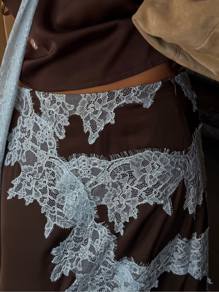 Katalina™ Lace Suit Set | Elegant Lace-Trimmed Two-Piece