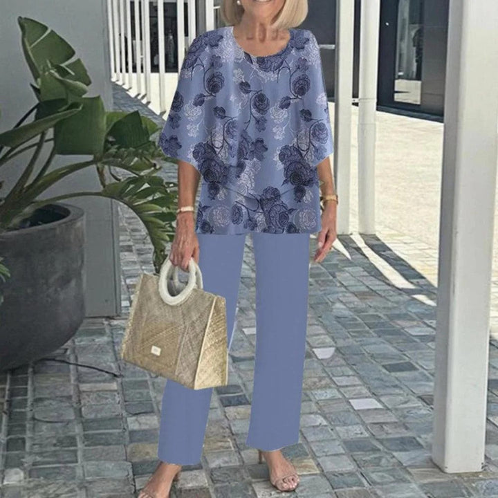 Wenda™ Effortless Two-Piece Set | Relaxed Top and Wide-Leg Trousers